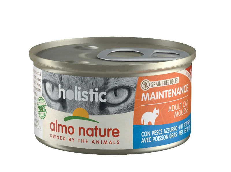 - Fish-based cat food Almo Nature Holistic Maintenance Wet Cat Food in Can - Oily Fish - 85g - Fish-based cat food Almo Nature Holistic Maintenance Wet Cat Food in Can - Oily Fish - 85g