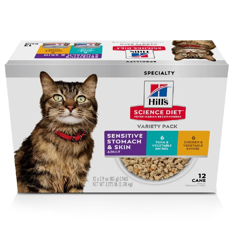- Cat food for immune system support Hill's Science Diet Sensitive Stomach & Skin Variety Pack Adult Canned Cat Food - Cat food for immune system support Hill's Science Diet Sensitive Stomach & Skin Variety Pack Adult Canned Cat Food
