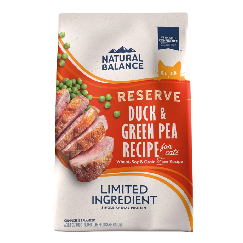 - Cat food for coat health Natural Balance Limited Ingredient Reserve Grain Free Duck & Green Pea Recipe Dry Cat Food - Cat food for coat health Natural Balance Limited Ingredient Reserve Grain Free Duck & Green Pea Recipe Dry Cat Food