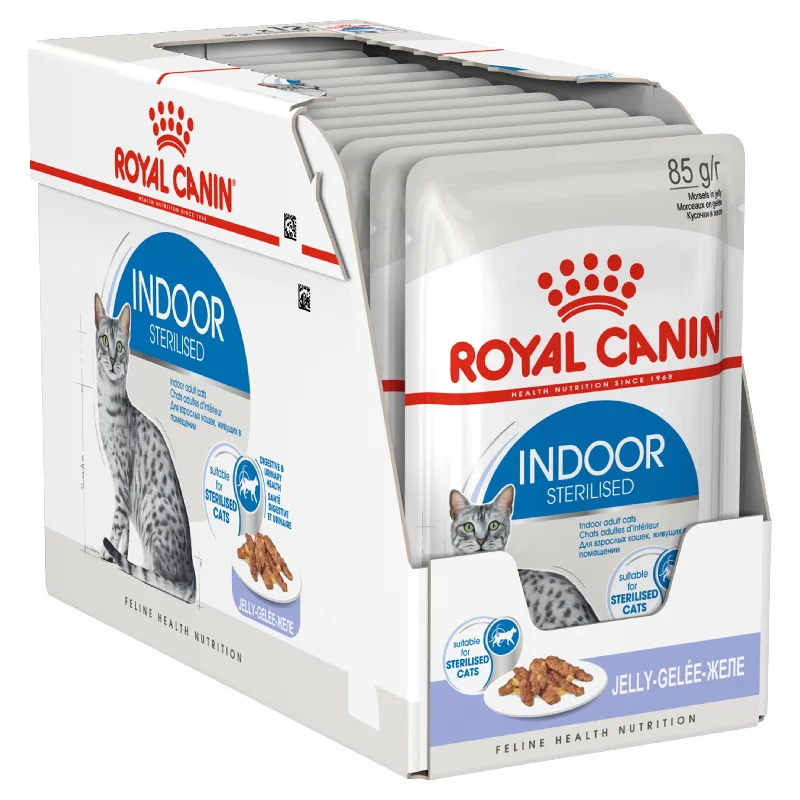 - Cat food nutritional analysis Royal Canin Indoor With Jelly Adult Wet Cat Food Pouches 85g x 12 - Cat food nutritional analysis Royal Canin Indoor With Jelly Adult Wet Cat Food Pouches 85g x 12