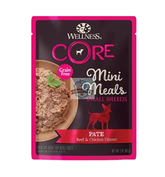 - Dog food online shopping recommendationWellness CORE Small Breed Mini Meals - Pate Beef & Chicken Wet Dog Food - Dog food online shopping recommendationWellness CORE Small Breed Mini Meals - Pate Beef & Chicken Wet Dog Food