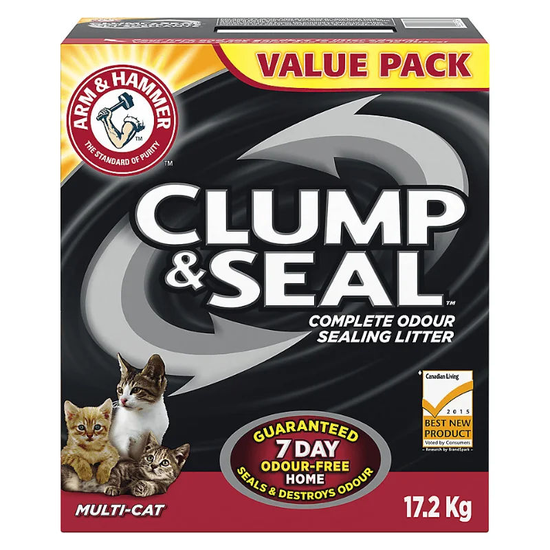 Firm clumping cat litterClumping Cat Litter - CLUMP & SEAL Complete Odour Sealing, Multi-Cat Firm clumping cat litterClumping Cat Litter - CLUMP & SEAL Complete Odour Sealing, Multi-Cat